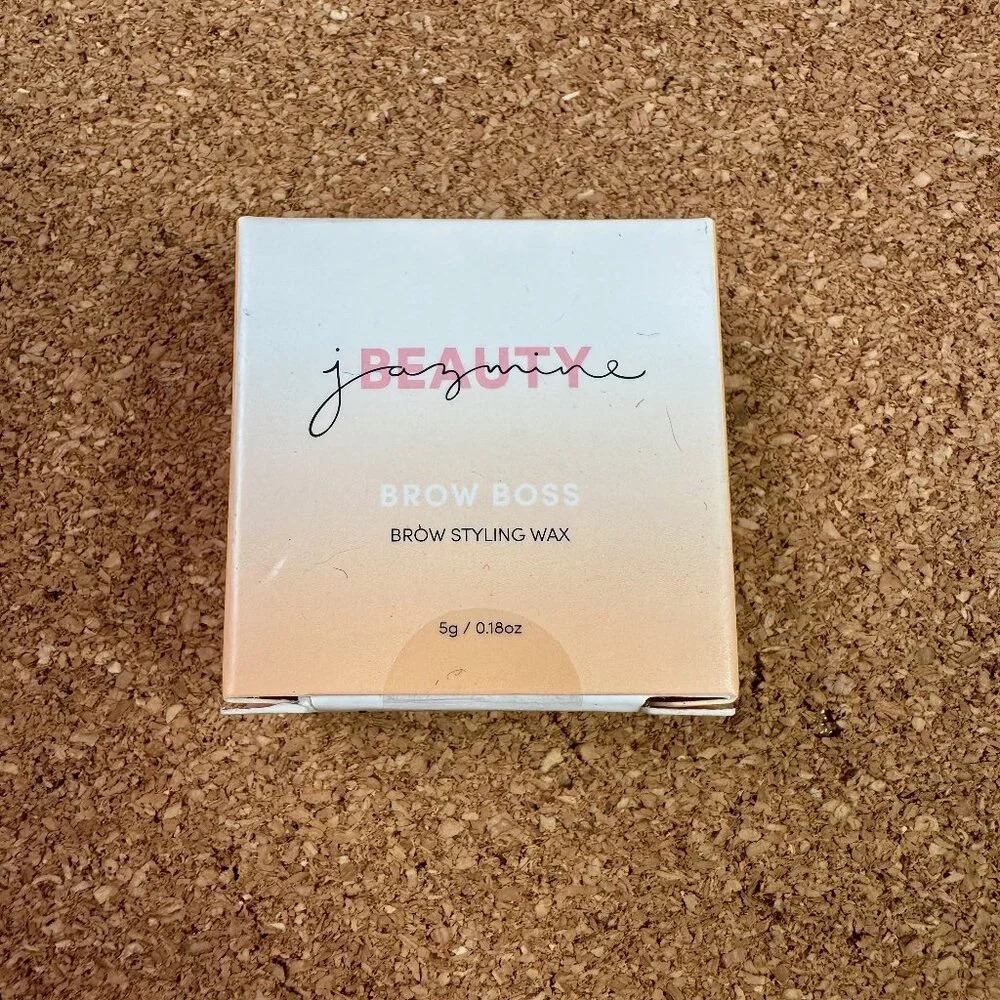 Jazmine Beauty NIB Brow Boss Styling Wax .18 OZ Clear